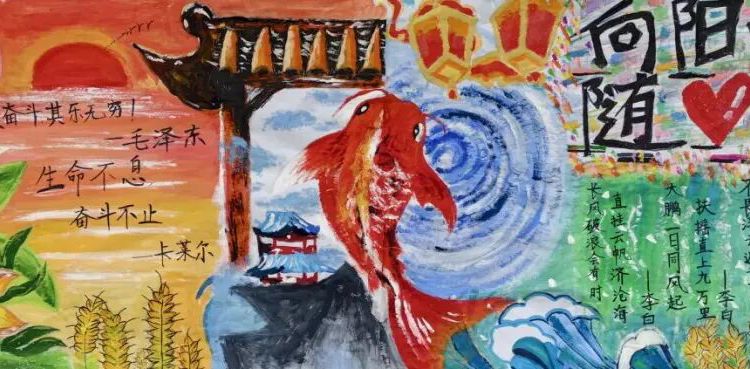 【经济快讯】绘青春画卷，启时代新章——青岛经济职业学校3月主题板报展示活动